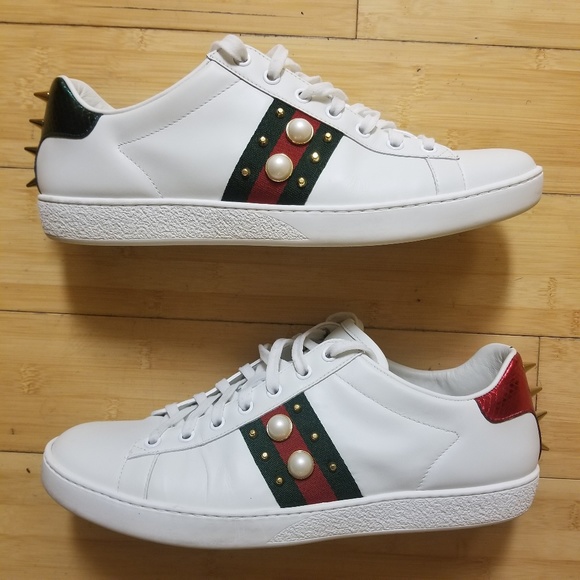 gucci ace studded